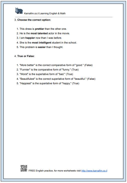 Mini Lesson 019 - Comparatives and Superlatives-p4