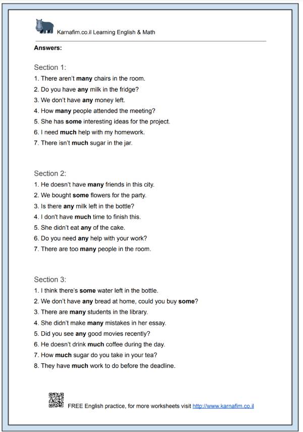 Mini Lesson 025 - Quantifiers_ Some Any Much Many-p4