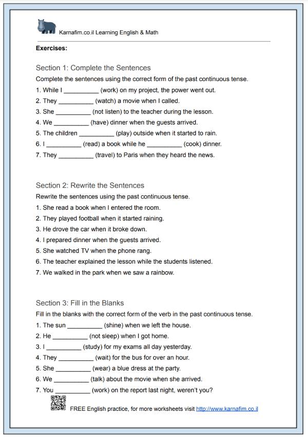 Mini Lesson 026 - The Past Continuous Tense-p2