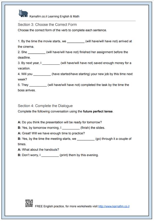 Mini Lesson 031 - The Future Perfect Tense-p3