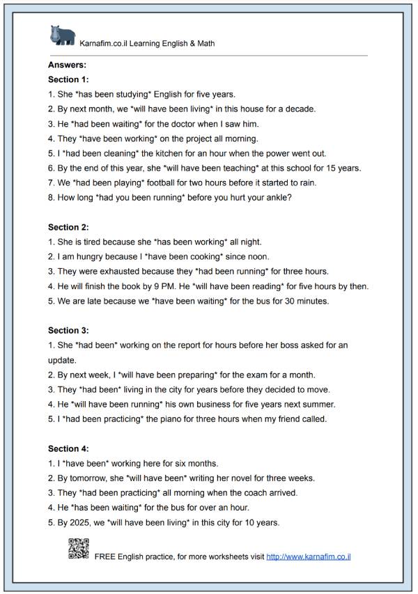 Mini Lesson 038 - The Perfect Continuous Tenses-p4