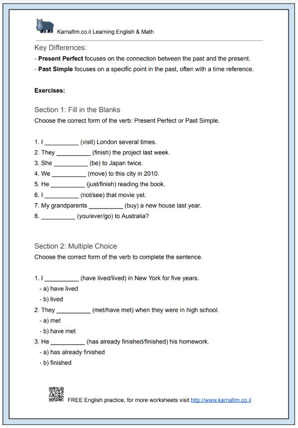 Mini Lesson 053 - Present Perfect vs. Past Simple-p2