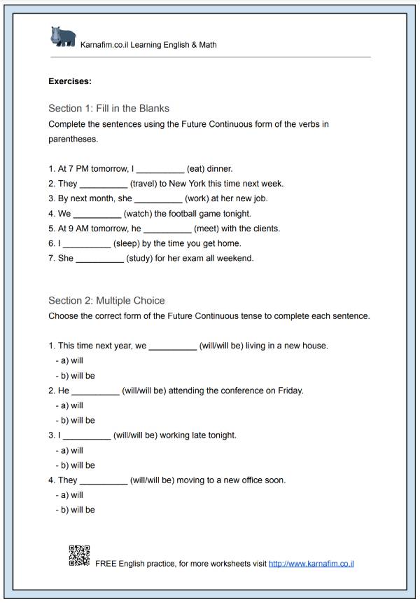 Mini Lesson 055 - The Future Continuous Tense-p2