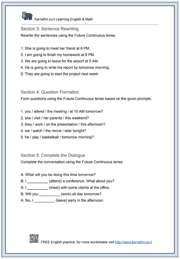 Mini Lesson 055 - The Future Continuous Tense-p3