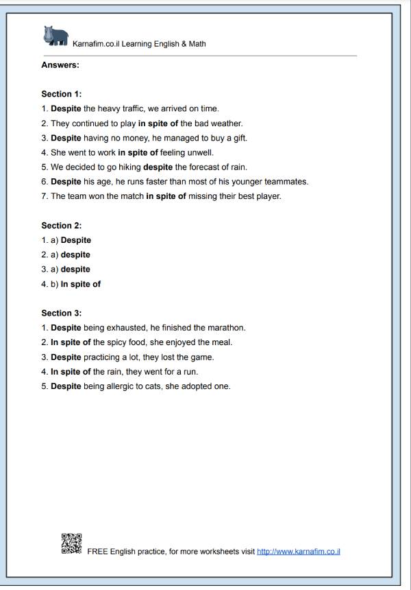 Mini Lesson 056 - Using 'Despite' and 'In Spite Of' Correctly-p4