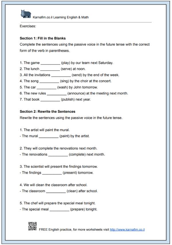 Mini Lesson 107 - The Passive Voice in the Future Tense-p2