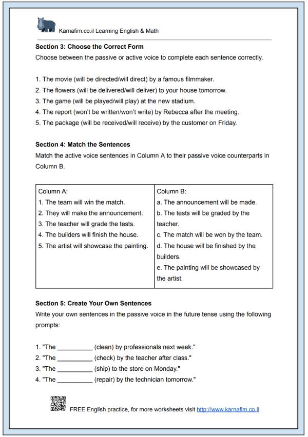 Mini Lesson 107 - The Passive Voice in the Future Tense-p3