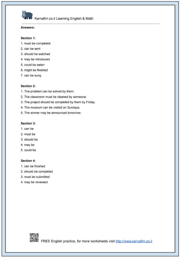 Mini Lesson 124 - The Passive Voice with Modal Verbs-p4