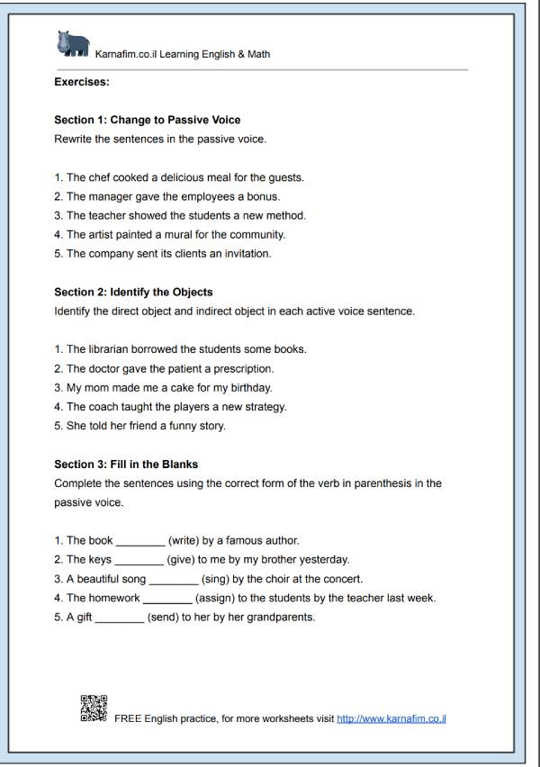 Mini Lesson 150 - The Passive Voice with Two Objects-p2