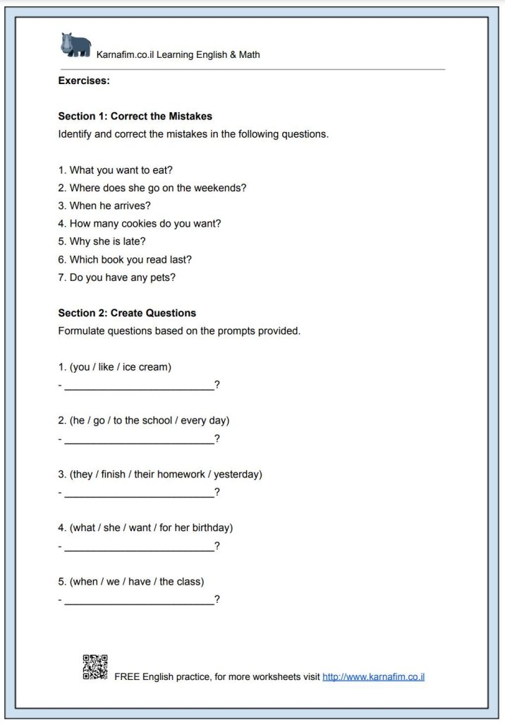 Mini Lesson 329 - Common Mistakes in Question Formation-p2